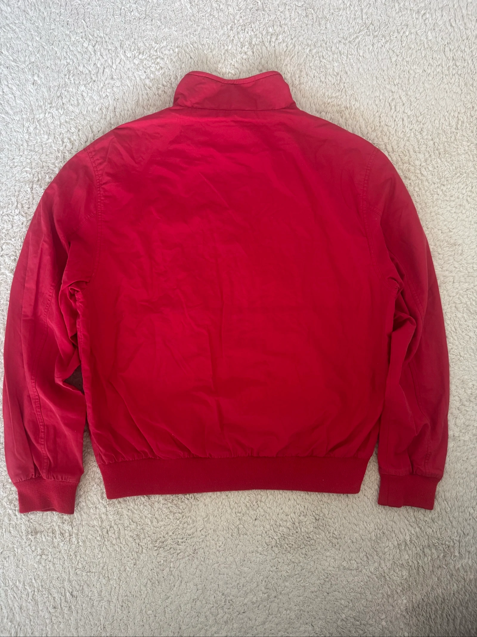 Ellesse Harrington Jas Rood Bomber Rits Katoenmix Vintage Casual XXL – photo 8